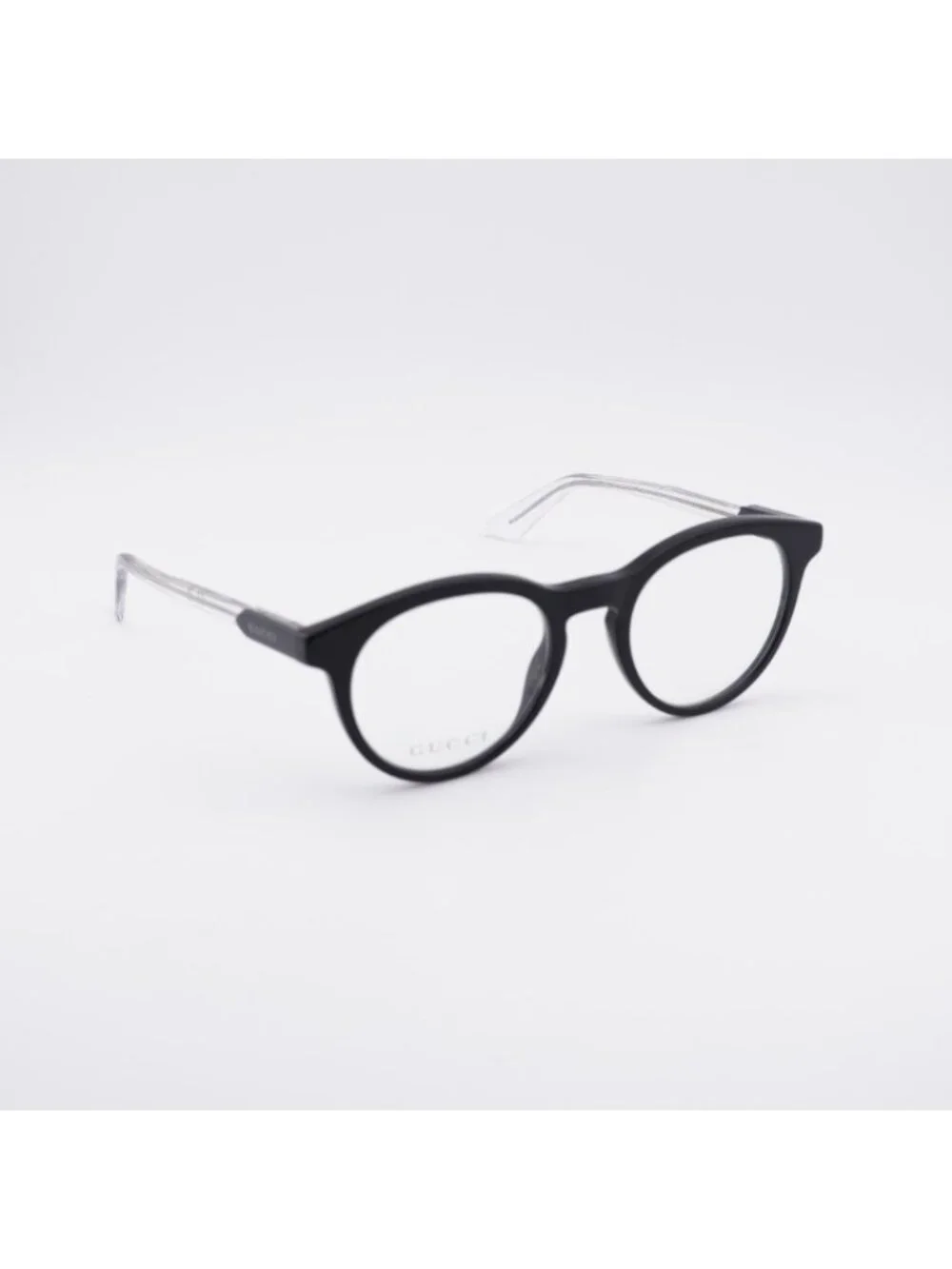 Gucci GG1822O 003 Eyeglasses Black/Transparent 50mm Square Frame